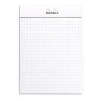 Bloc agrafé blanc N 13 10,5x14,8 cm 80 feuillets 5x5 80g - Image 2