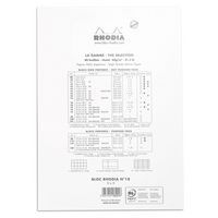 Bloc agrafé blanc N 18 21x29,7 cm 80 feuillets 5x5 80g - Image 3