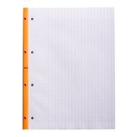 Bloc agrafé côté seyès microperforés + perforation 4 trous - Image 2