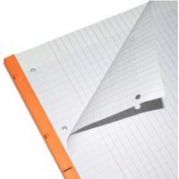 Bloc agrafé côté seyès microperforés + perforation 4 trous - Image 3
