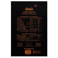 Bloc agrafé noir N 20 21x31,8 cm perforation 4 trous 80g - Image 3