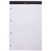 Bloc agrafé noir N 20 21x31,8 cm 5x5 perforation 4 trous 80g - Image 2