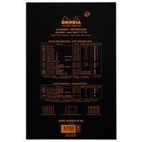 Bloc agrafé noir N 20 21x31,8 cm 5x5 perforation 4 trous 80g - Image 3