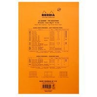 Bloc agrafé orange N 119 audit 21x31,8 cm multicolonnes 80g - Image 4