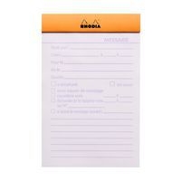 Bloc agrafé orange Message N 140 11x17 cm 80 feuillets 80g - Image 3