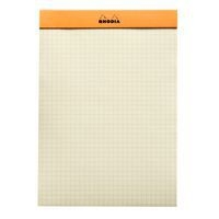 Bloc agrafé orange Yellow N 16 14,8x21 cm 80 feuillets 5x5 - Image 3