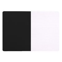 Cahier piqué noir dot 14,8x21cm 96 pages non détachables 80g - Image 2