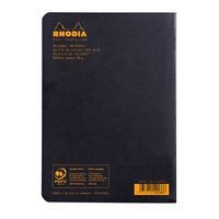 Cahier piqué noir dot 14,8x21cm 96 pages non détachables 80g - Image 3
