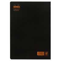 Cahier piqué noir dot 21x29,7cm 96 pages non détachables 80g - Image 2