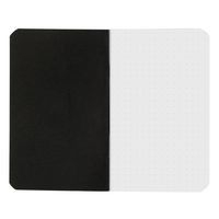 Carnet piqué noir dot 7,5 x 12 cm 48p non détachables 80g - Image 3