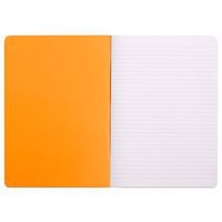 Cahier piqué orange 21x29,7 cm 96 pages non détachables 80g - Image 2