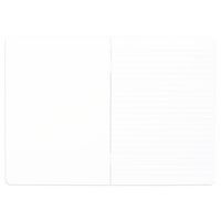 Cahier piqué blanc 14,8x21 cm 96 pages non détachables 80g - Image 3