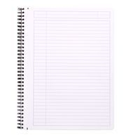 Notebook intégral blanc ligné margé cadre en-tête A4+ - Image 2