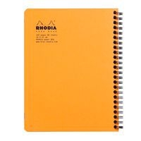 Notebook reliure intégrale orange 16x21 cm 160 pages 5x5 - Image 3