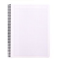 Notebook reliure intégrale blanc A4+ 5x5 avec cadre en-tête - Image 2