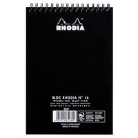 Bloc reliure intégrale noir dot 14,8x21 cm 80 feuillets - Image 2