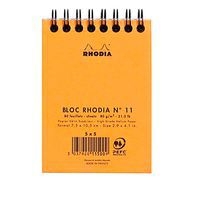 Bloc reliure intégrale orange 7,5x10,5 cm 80 feuillets 5x5 - Image 6