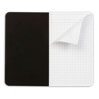 Carnet souple élastique orange 9x14 cm 5x5 avec cadre - Image 3