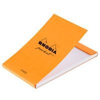 Bloc Pocket orange 7,5x12 cm 40 feuillets ligné 80g - Image 8