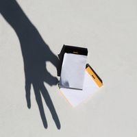 Bloc Pocket orange 7,5x12 cm 40 feuillets 5x5 80g - Image 5