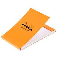 Bloc Pocket orange 7,5x12 cm 40 feuillets 5x5 80g - Image 4