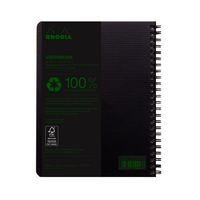 Rhodiactive Greenbook petits carreaux avec cadre A5+ - Image 2