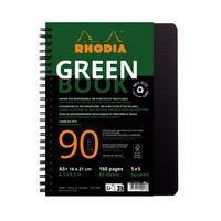 Rhodiactive Greenbook petits carreaux avec cadre A5+ - Image 3