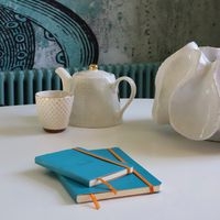 Rhodiarama carnet souple turquoise A6 144 pages dot 90g - Image 3
