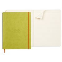 Rhodiarama cahier souple anis A4+ ligné papier ivoire 90g - Image 5