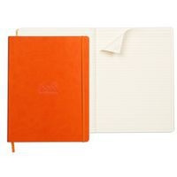 Rhodiarama cahier souple tangerine A4+ ligné papier ivoire - Image 5