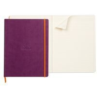 Rhodiarama cahier souple violet A4+ ligné papier ivoire 90g - Image 3