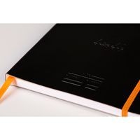 Carnet meeting noir A5+ 160 pages élastique + porte-stylo - Image 3