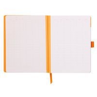 Carnet meeting orange A5+ 160 pages élastique + porte-stylo - Image 5