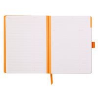 Carnet meeting orange A5+ 160 pages élastique + porte-stylo - Image 2