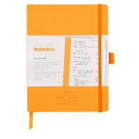 Carnet meeting orange A5+ 160 pages élastique + porte-stylo - Image 4