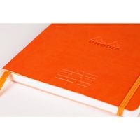 Carnet meeting tangerine A5+ élastique + porte-stylo - Image 2
