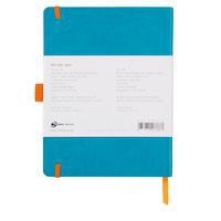 Carnet meeting turquoise A5+ élastique + porte-stylo - Image 4