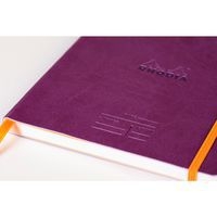 Carnet meeting violet A5+ 160 pages élastique + porte-stylo - Image 5