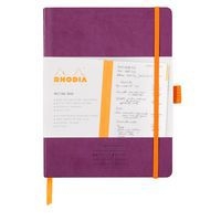 Carnet meeting violet A5+ 160 pages élastique + porte-stylo - Image 6