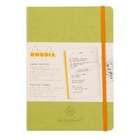 Carnet perpétuel anis A5 coins microperforés + élastique - Image 5