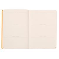 Carnet perpétuel chocolat A5 coins microperforés + élastique - Image 3