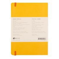 Carnet perpétuel jonquille A5 coins microperforés +élastique - Image 7