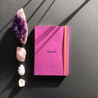 Carnet perpétuel lilas A5 coins microperforés + élastique - Image 10