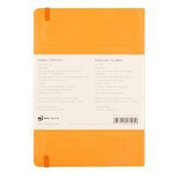 Carnet perpétuel orange A5 coins microperforés + élastique - Image 8