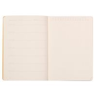 Carnet perpétuel violet A5 coins microperforés + élastique - Image 2