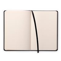 Webnotebook noir A5 192 pages ligné fermeture élastique - Image 4