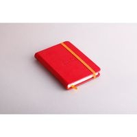 Rhodiarama carnet rigide 9x14 cm coquelicot ligné +élastique - Image 2