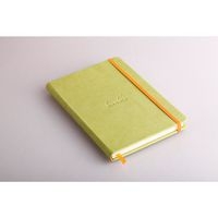 Rhodiarama carnet rigide A5 anis ligné avec élastique - Image 2
