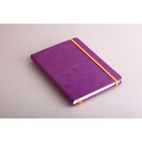 Rhodiarama carnet rigide A5 violet ligné avec élastique - Image 2
