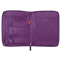 Petit conférencier violet pour bloc ou carnet format A5 - Image 2